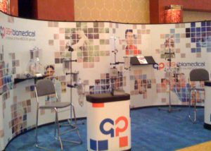 Gish Biomedical 20' Trade show booth