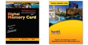 Wallgreens Digital Memory Card Packaging