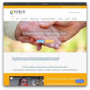 Verio Healthcare Website