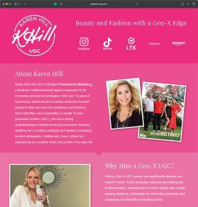 Karen Hill Website
