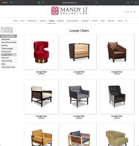 MLC Seating Catalog Page