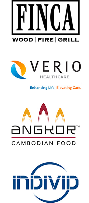 Finca, Verio, Angkor, and Individ Brand Identities Image of various brand identity examples