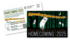 BCS Homecoming Postcard Invite