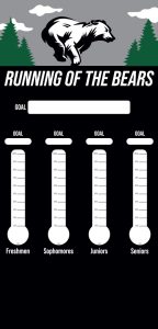 BCS Running of The Bears Goal Poster