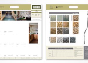 Ceramic Tiles Carry Display Board