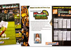 Mexico National Soccer Team Event Brochure