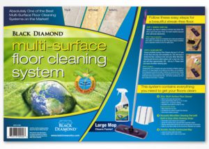 Black Diamond Cleaning System Packaging Label